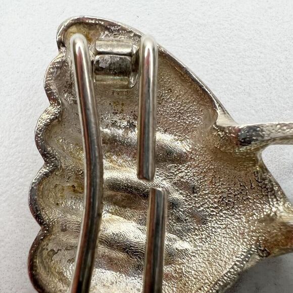 Vintage Flourish Silver Tone Belt Buckle Piece - Picture 7 of 9